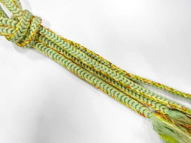 JAPANESE KIMONO / HAND-TIED OBIJIME